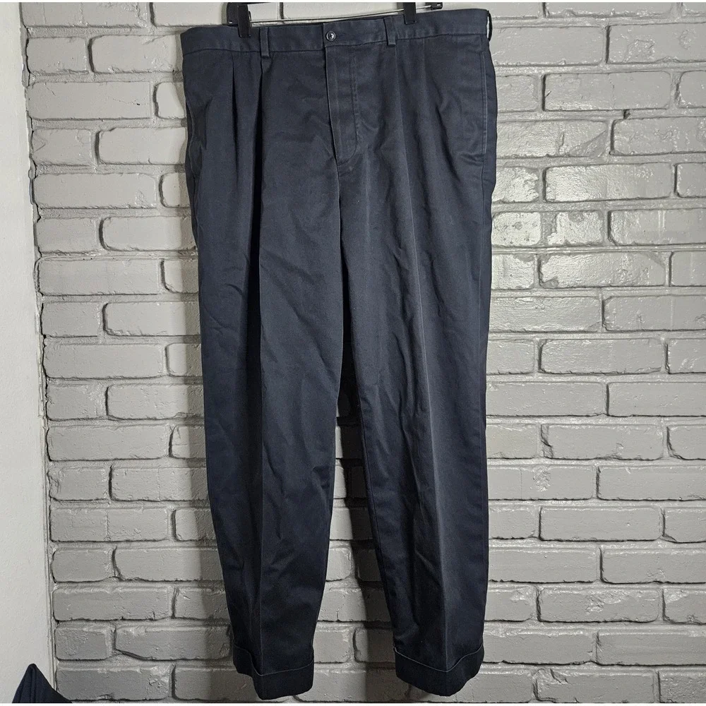 Brooks Brothers Advantage Chino Elliott Mens Pants Blue 40 X‎ 30
